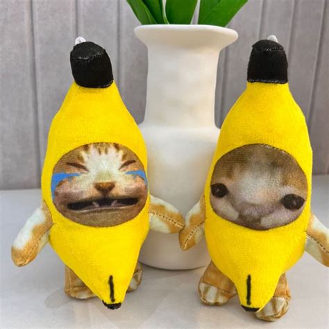 Meme Plush Cat in Banana Costume | Alwaysplushie