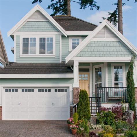 30+ Light Blue House Exterior Ideas - DHOMISH