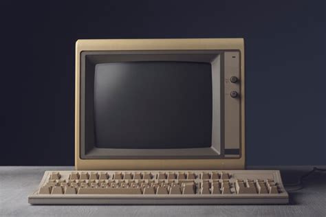 Old Computer Monitor Front