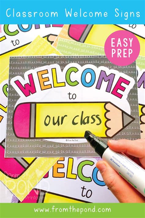 Classroom Welcome Signs | Classroom welcome, Welcome to preschool, Welcome to kindergarten