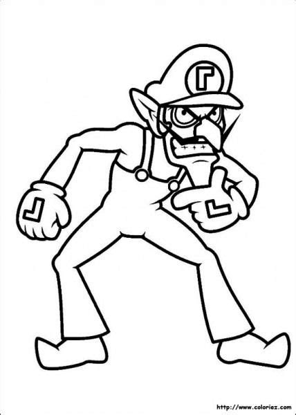 Wario And Waluigi Coloring Pages - Patricia Sinclair's Coloring Pages