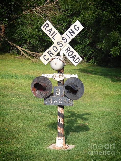 Vintage Railroad Crossing Sign