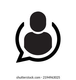 Person Vector Icon On White Background Stock Vector (Royalty Free) 2194963025 | Shutterstock