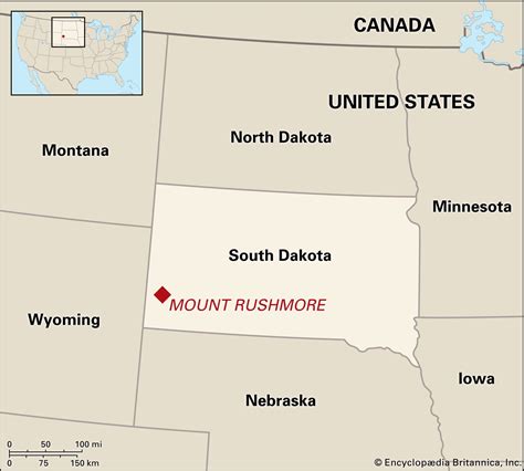 Mount Rushmore Map