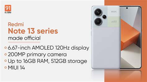 Redmi Note 13, Note 13 Pro, Note 13 Pro+ launched in China: price, specifications