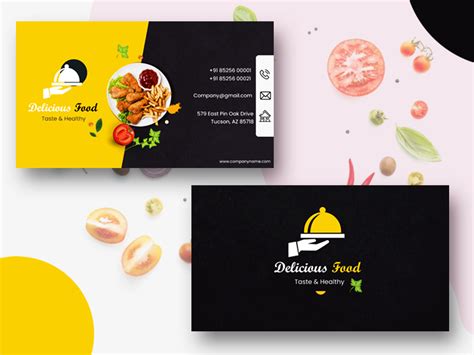 Creative Food Business or Visiting Card Design - Icons page ~ EpicPxls