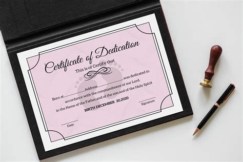 Baby Dedication Certificate (941485) | Flyers | Design Bundles