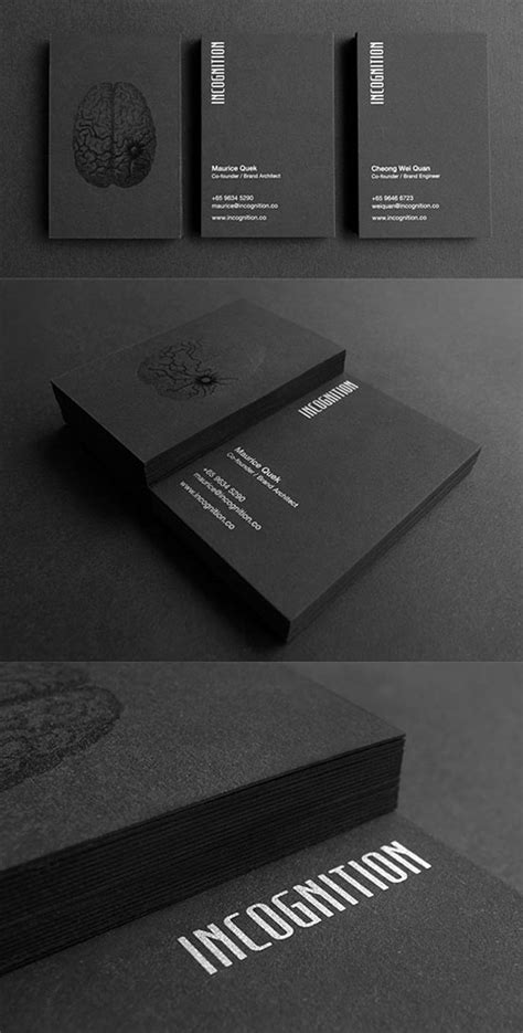 Black Business Card - The Design Inspiration | Business Cards | The Design Inspiration