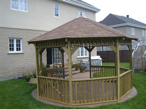 12ft Octagon Garden Backyard Gazebo Plans Wood Plans DOWNLOAD