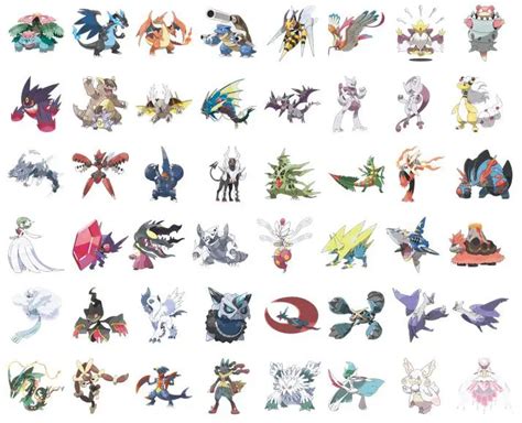 All Pokemon You Can Mega Evolve In Pokemon Go - PELAJARAN