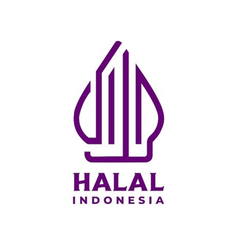 Free Vector | Indonesian Halal Logo New Branding 2022