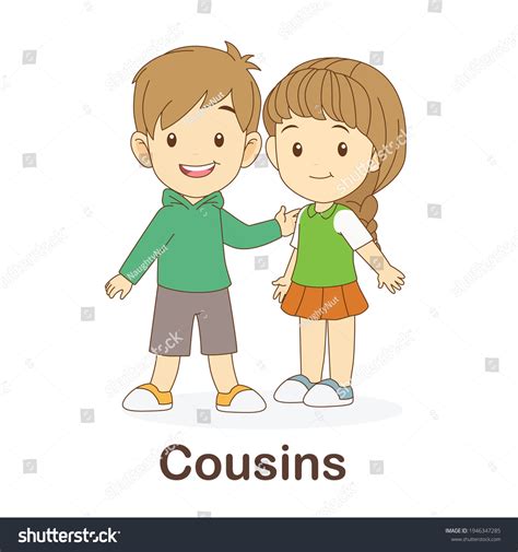 800 Cousins Cartoon Images, Stock Photos, 3D objects, & Vectors | Shutterstock