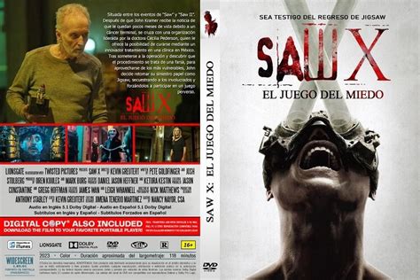 Carátula DVD Saw X 2023 Carátula BLU-RAY Saw X 2023 - Etsy España