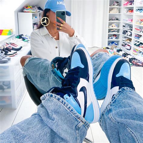 最高のコレクション womens air jordan 1 retro high og blue chill 243841-Women's air jordan 1 retro high og ...