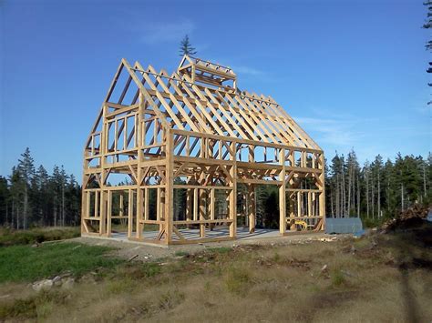 Custom Made 30' X 40' Timber Frame Barn W/ 6' X 12' Clerestory by Black Dog Timberworks Llc ...