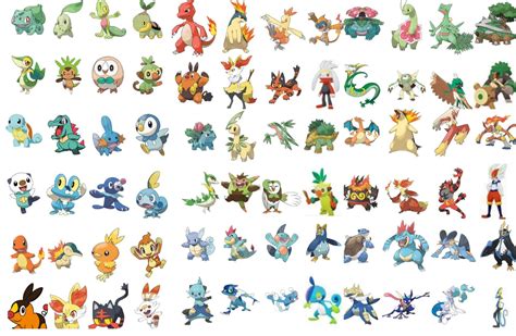 0 Result Images of List Of All Pokemon Starters - PNG Image Collection