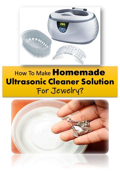 Diy ultrasonic jewelry cleaner solution – Artofit