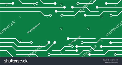 Circuit Board Electronic Motherboard Lines Dots Stock Vector (Royalty Free) 2112456803 ...