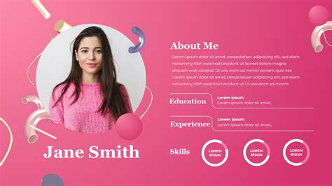 About Me Presentation Template