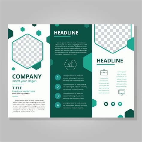 Trifold Brochure Free Vector Art – (251 Free Downloads) with Free Tri Fold Business Brochure ...