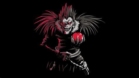 death note ryuk in black background 4k hd anime Wallpapers | HD Wallpapers | ID #42507