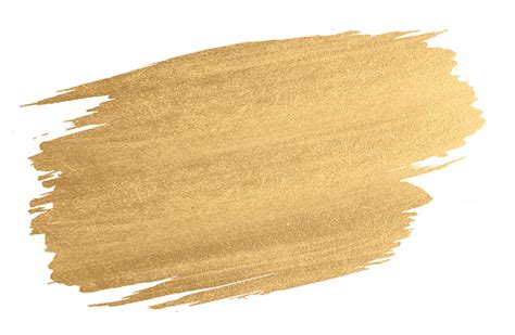 Gold Watercolor Texture Paint Stain Shining Brush Stroke Stock Photo - Download Image Now - iStock