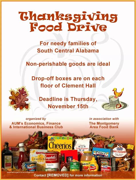 Free Thanksgiving Food Drive Flyer Template Of Thanksgiving Food Drive Flyer Template – Festival ...