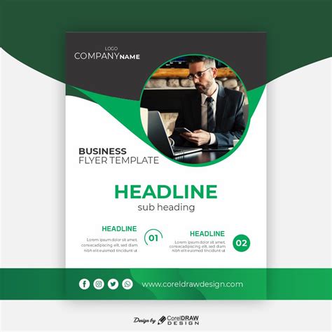 Download Business Flyer Template Download From Coreldrawdesign free | CorelDraw Design (Download ...