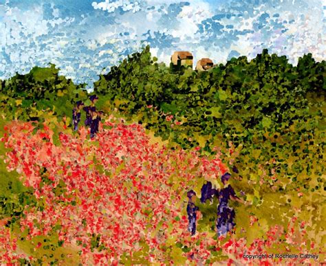 Painting from the Masters: July Study - Poppies by Claude Monet