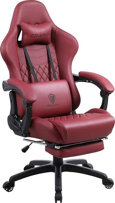 Amazon.com: red leather office chair