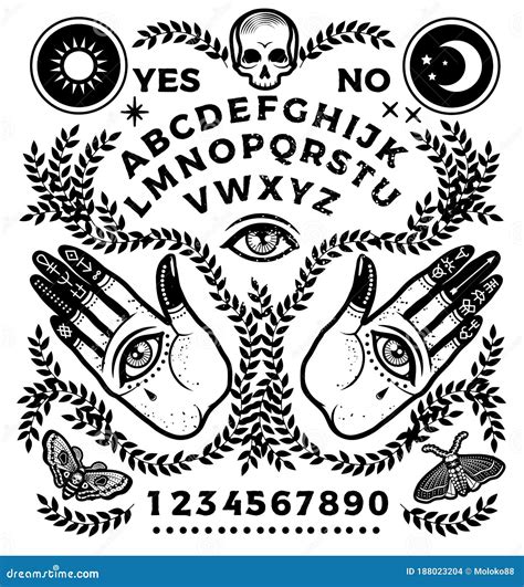 Ouija Board Symbols Svg