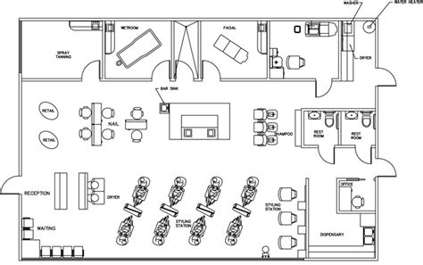 Hair Salon Floor Plans Free - floorplans.click