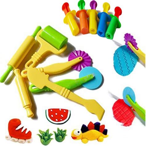 Color Play Dough Model Tool Toys 3D Plasticine Too... – Grandado