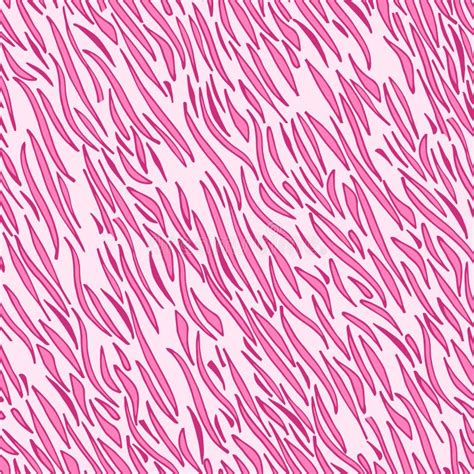 Pink Tiger Print Skin Vector Illustration Design. Stock Photo - Image of seamless, print: 266667872