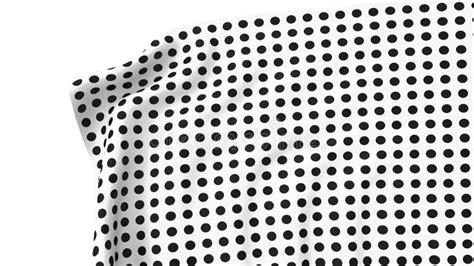 Circle Dots Pattern on Wavy Fabric Cloth. Stock Illustration - Illustration of background ...