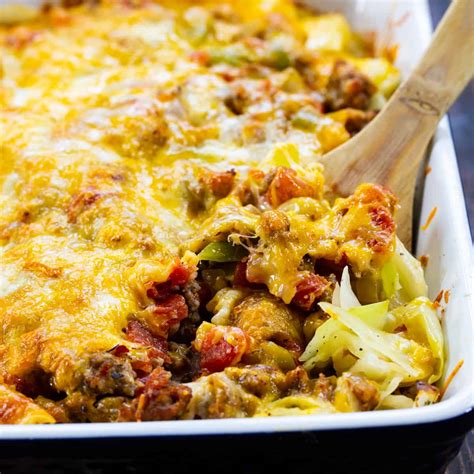 Sausage Cabbage Casserole - Skinny Southern Recipes