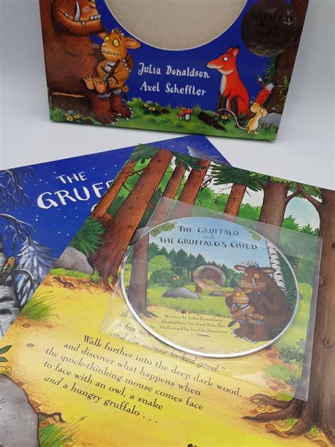 D255 The Gruffalo and The Gruffalo's Child book set collection with Audio CD slipcase