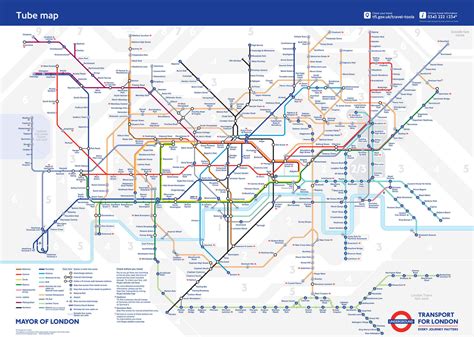 London Travel Card Zones 1 6 Map - Infoupdate.org