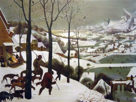 Hunters In The Snow Painting by Pieter the Elder Bruegel Reproduction | iPaintings.com