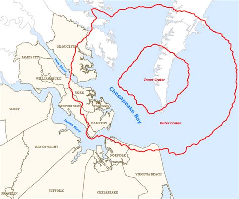 GC602XB Chesapeake Bay Impact Crater (Earthcache) in Virginia, United States created by FLtravelers