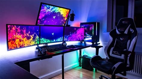 Top 5 Gaming Monitors 2020 in 2020 | Gaming setup, Setup, Gamer room diy