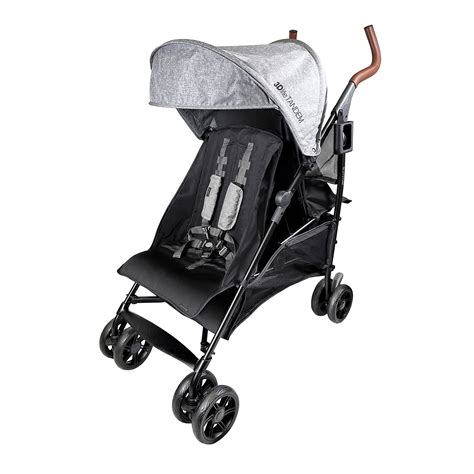 Summer 3Dlite Tandem Convenience Double Stroller – Lightweight Back-to-Back Stroller for Infants ...