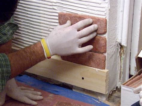 How to Install Brick Veneer on a Wall | how-tos | DIY