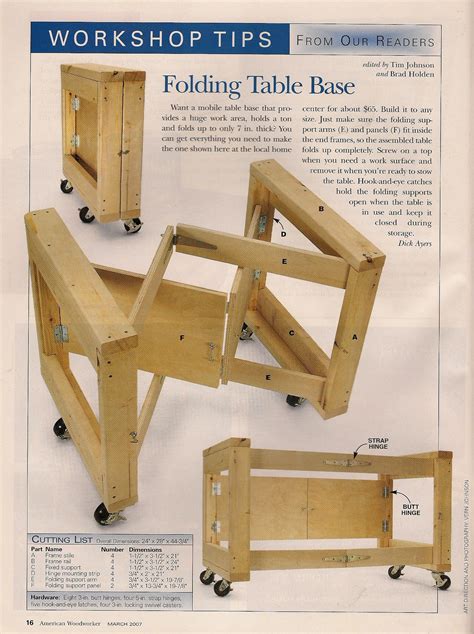 Plans For Folding Workbench - Image to u