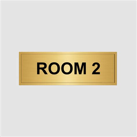 Room Number Signs