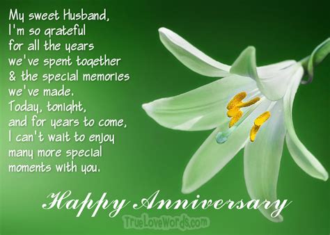 Wedding Anniversary Wishes for Husband » True Love Words