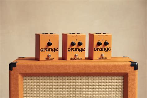 Orange Amps Launch Their Retro 1970s Effect Pedals – Orange Amps