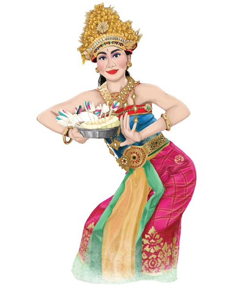 Balinese Dance Digital Painting Balinese People Png Clipart Art Bali - Riset