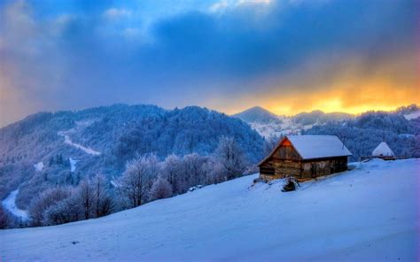 Winter Cabin Desktop Backgrounds A winter wallpaper with one of the cool and snowy images can be ...