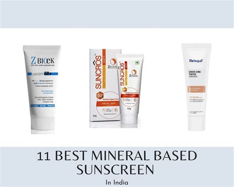 11 Best Mineral Based Sunscreen In India | Physical Sunscreen In India